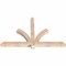 Ekena Millwork Redmond Smooth Timber Gable Bracket, Douglas Fir, 60"W x 38"H x 3 1/2"D x 3 1/2"F, 15/12 Pitch GBW060X38X0404RED00SDF - alternate 2